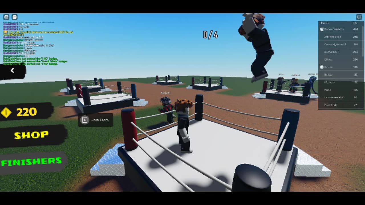 SHADOW BOXING ON ROBLOX FOLLOW/LIKE