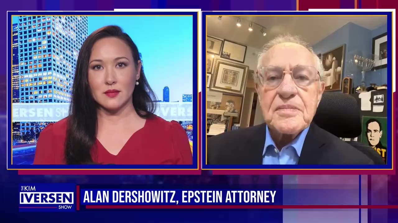 KIM IVERSEN CONFRONTS ALAN DERSHOWITZ ABOUT EPSTEIN’S TIES TO MOSSAD