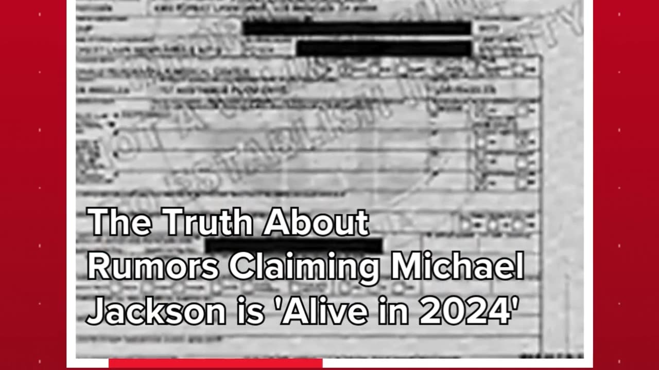 Micheal Jackson rumour