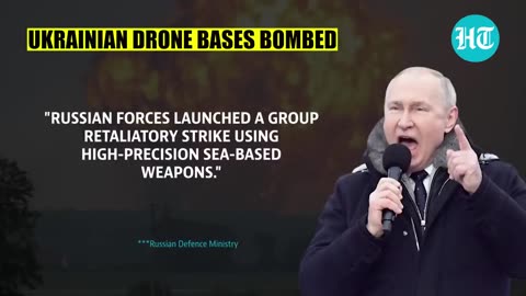 Putin's Men Blow Up Ukrainian UAV Bases To Avenge 'Monstrous' Crimea Attack | Watch