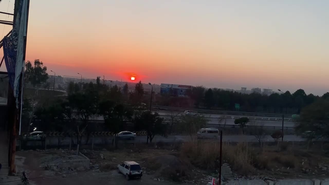 Beautiful Sunset Of Islamabad Pakistan