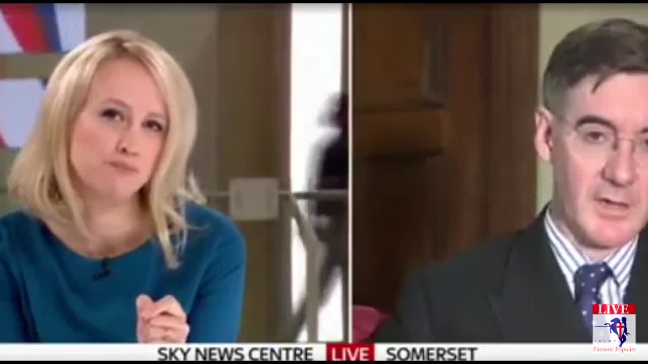 Jacob Rees-Mogg Humiliates Low IQ Female Reporter