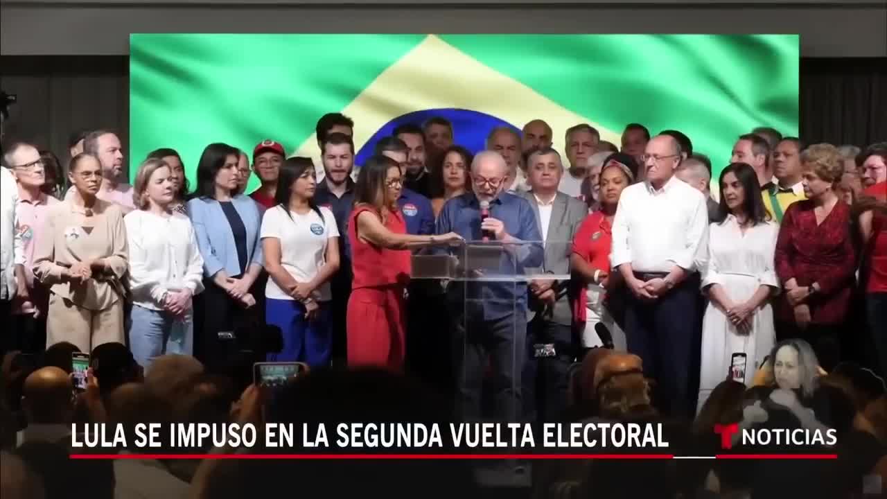 Lula da Silva vence en segunda ronda de elecciones en Brasil | Noticias Telemundo