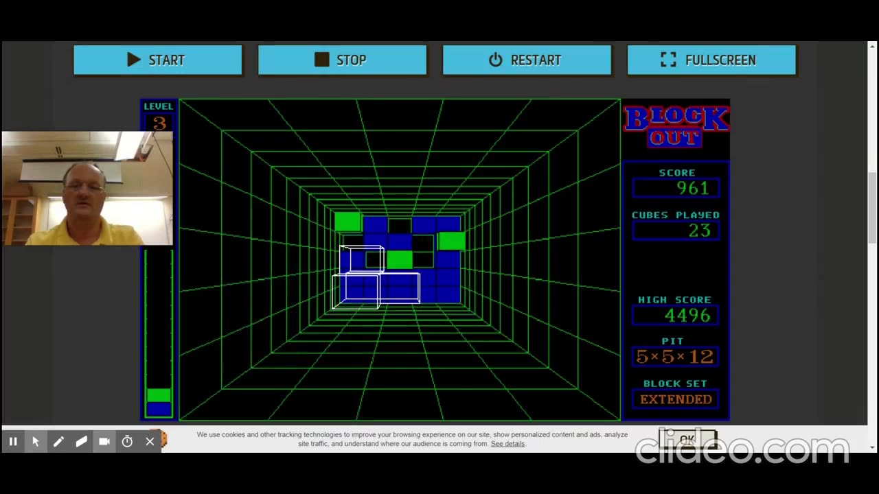 World ranked master on 3D Tetris