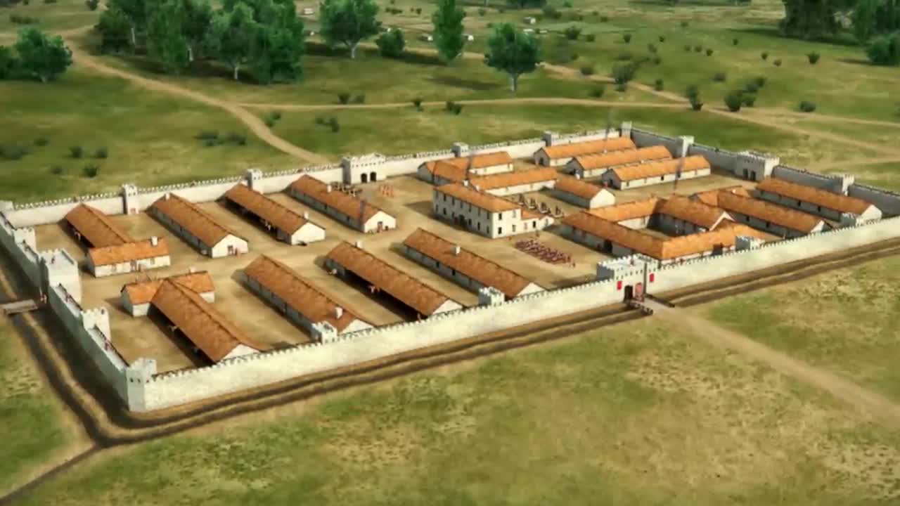 Como era construído um Forte Romano