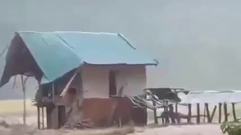 Water flow down house