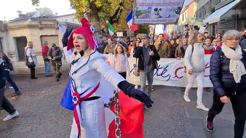 Manifestation Annecy le 20 11 2021