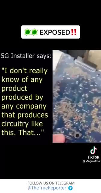 Circuit boards installed into the 5G Towers are called Covid-19