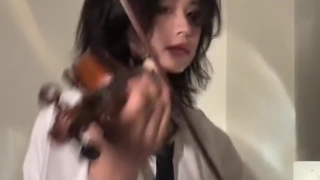 Violin playing