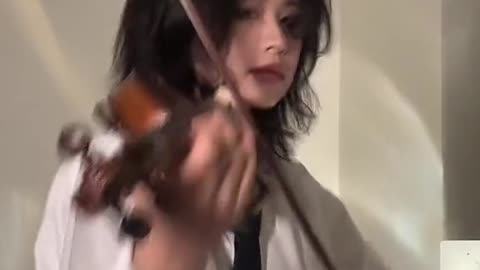 Violin playing