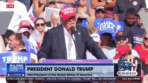 Trump: Let’s have a round of applause for the men & women of the U.S. armed forces