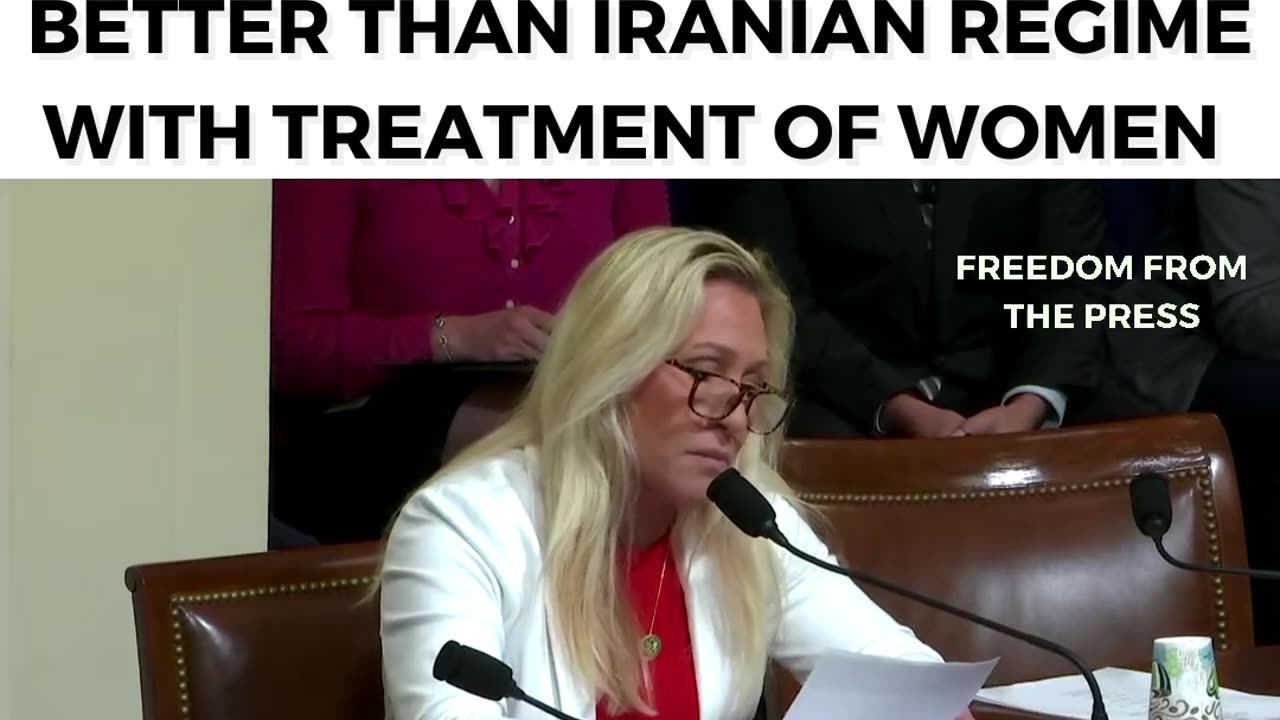 MTG Compares Joe Biden To Iranian Regime Over Hostility Towards Women