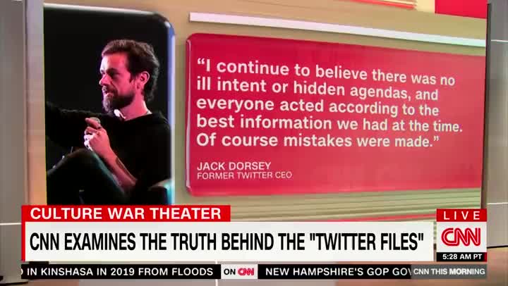 CNN: “With the so-called Twitter Files, Elon Musk has claimed he wants to bring transparency to Twitter. And well, that’s not totally what’s happening.”