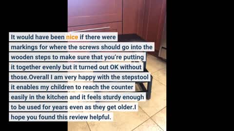 Wooden Step Stool for Adults for High Beds-Overview