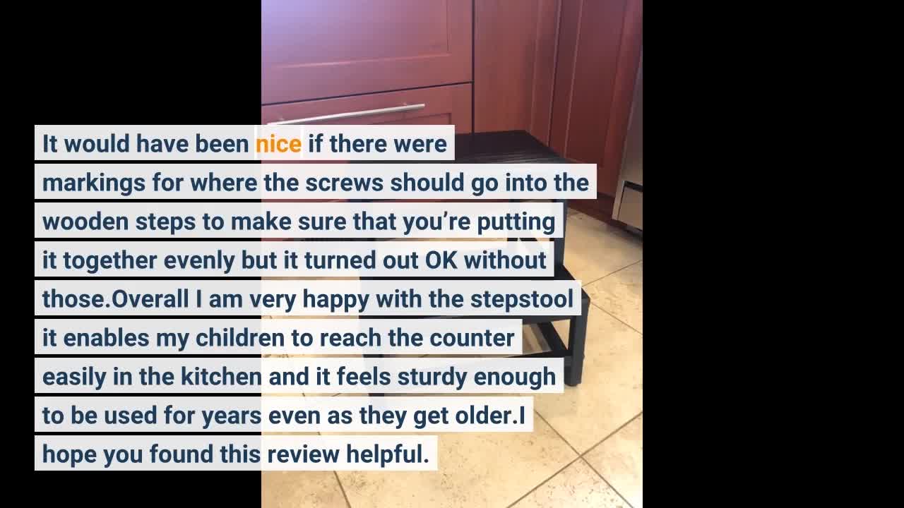Wooden Step Stool for Adults for High Beds-Overview