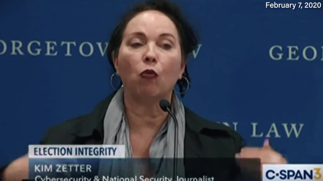 Top Cyber Security Author, Kim Zetter on Voter Machine Hacking via Modems