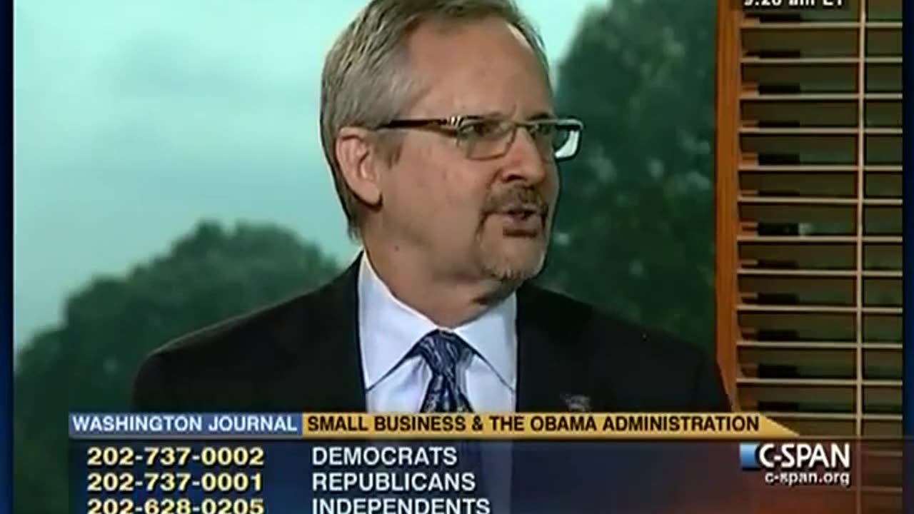 50 C Span Small Business and the Obama Administration with Lloyd Chapman