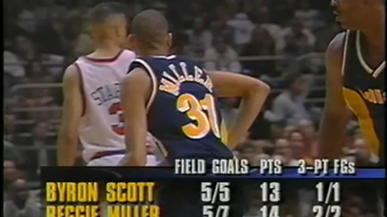 June 5, 1994 - Pacers Take 4-Point Lead to Locker Room in Eastern Conference Decider
