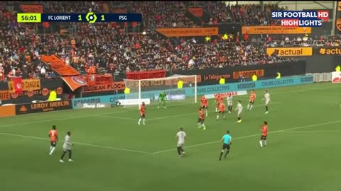 PSG vs Lorient 2-1 - Extended Highlights & All Goals 2022