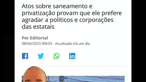 Mídia lixo já reconhece o retrocesso do desgoverno do descondenado