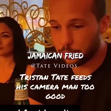 Tristan Tate Feeds His Camera Man Too Good