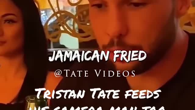 Tristan Tate Feeds His Camera Man Too Good