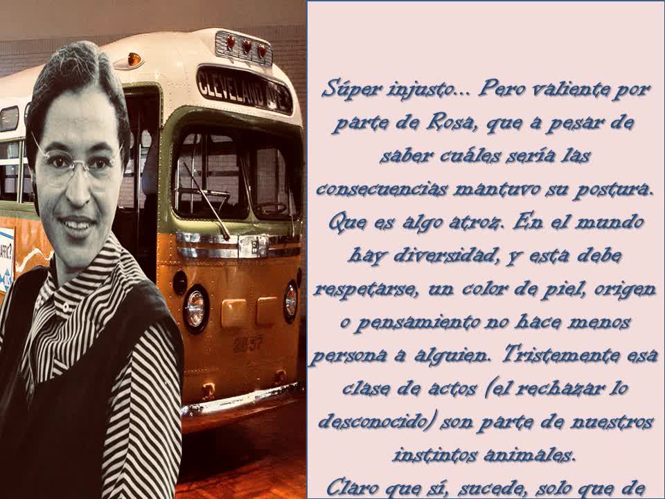 Foro Chat: Desigualdad social a través de Rosa Parks