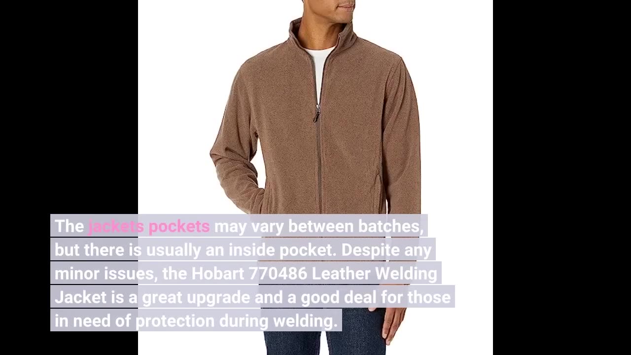 Hobart 770486 Leather Welding #Jacket - XL -Overview