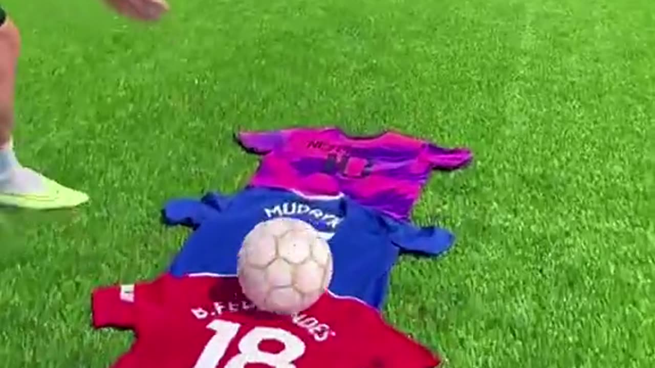 Amazing video playing football