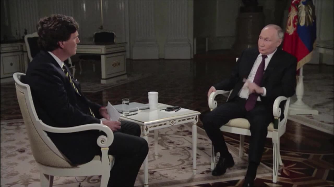 Doppiata INTERVISTA DI CARLSON A PUTIN.