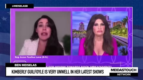 Kimberly Guilfoyle is VERY UNWELL in Her Latest Shows