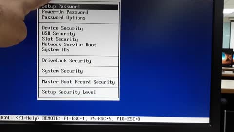 How to SET BIOS password of your PC