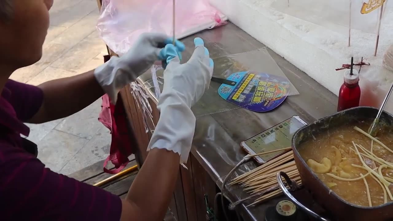 Street Food China - Candy Art - Chinese street food