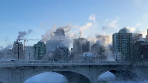 Canada is enveloped in severe frost