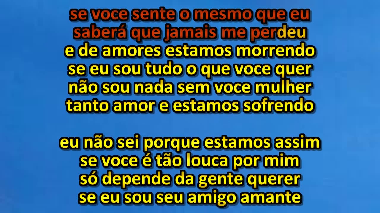 Karaokê Chitãozinho e Xororó Amigo e amante