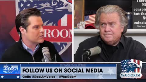 Steve Bannon & Matt Gaetz: The Deep State Is Targeting Potential 2024 Presidential Candidates With Investigations In Order To Destroy Their Future Pawn's Opposition - 1/24/23