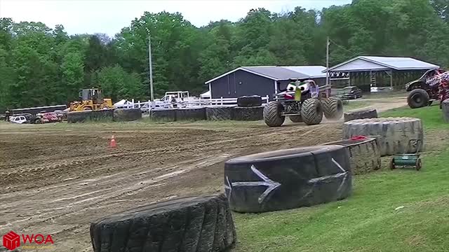 Crazy Monster Truck Freestyle Moments