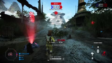 SWBF2 2017: Instant Action Mission (Attack) Separatist Kashyyyk Gameplay