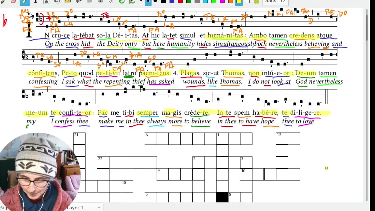 Weekly Chant: Adoro Te Devote, v3&4