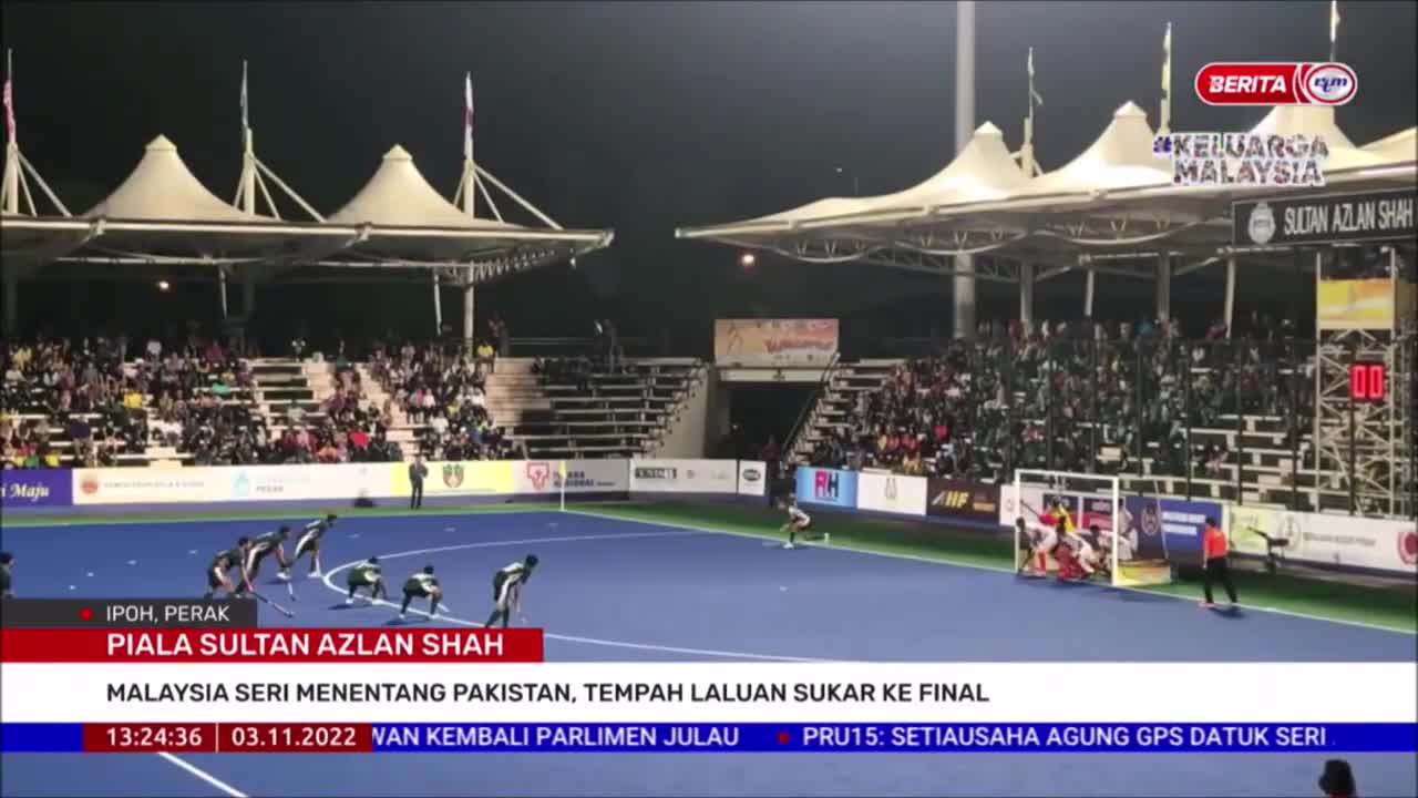 3 NOVEMBER 2022 BERITA TGH HARI – MALAYSIA SERI MENENTANG PAKISTAN, TEMPAH LALUAN SUKAR KE FINAL