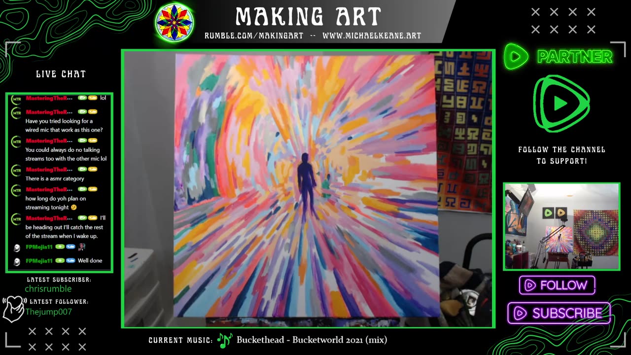 Live Painting - Making Art 2-16-24 - Late Night Art