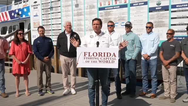 Florida Governor Ron DeSantis is against mandates to wear masks on planes.