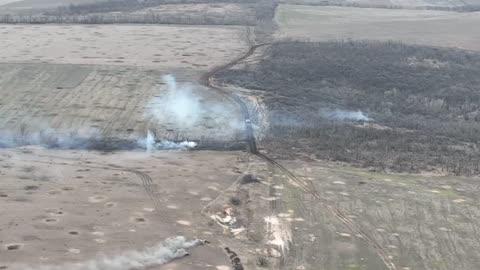 Avdeevskoe direction. Warmed up russian boys on the BMP