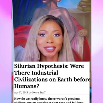 Could time travellers be from PAST pre-human civilisations?