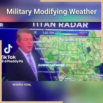 Weatherman Accidentally Admits Military Is Altering Weather