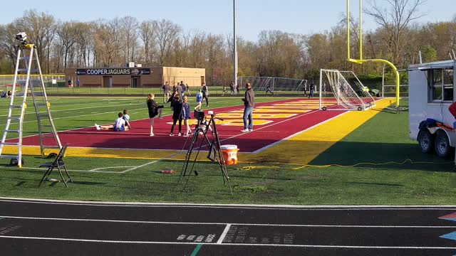 4.26.22 - Girls 300m Hurdles @ Cooper HS