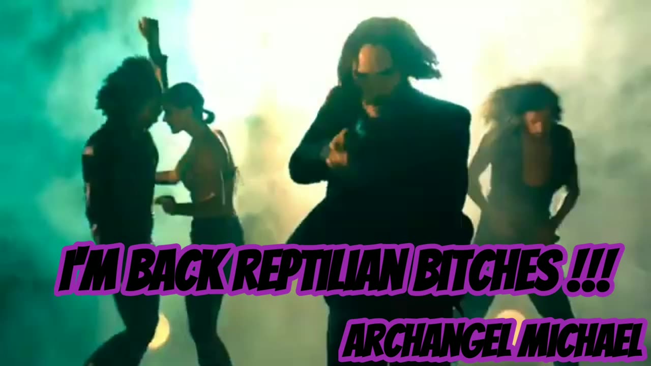 BACK IN BLACK : Archangel Michael taking care of business .