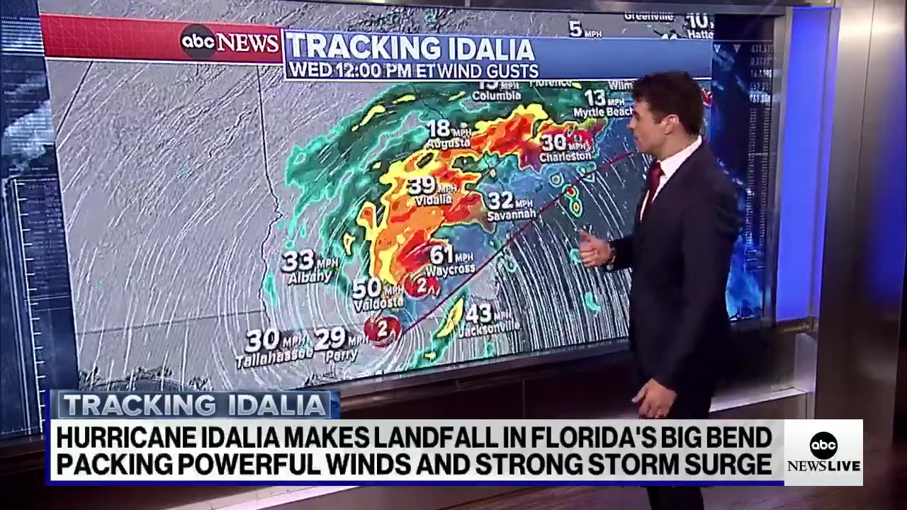 LIVE Hurricane Idalia Path Tracker_ Follow the storm as Florida braces for landfall _ USANEWS9