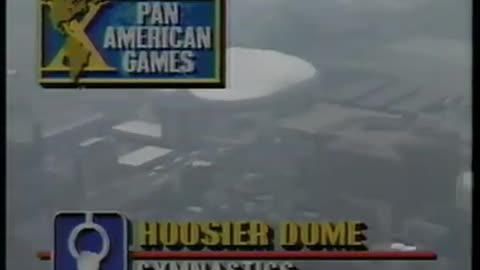 August 8, 1987 - Aerial View of the Hoosier Dome in Indianapolis