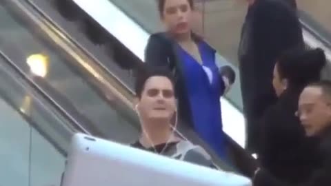 Shocking passersby